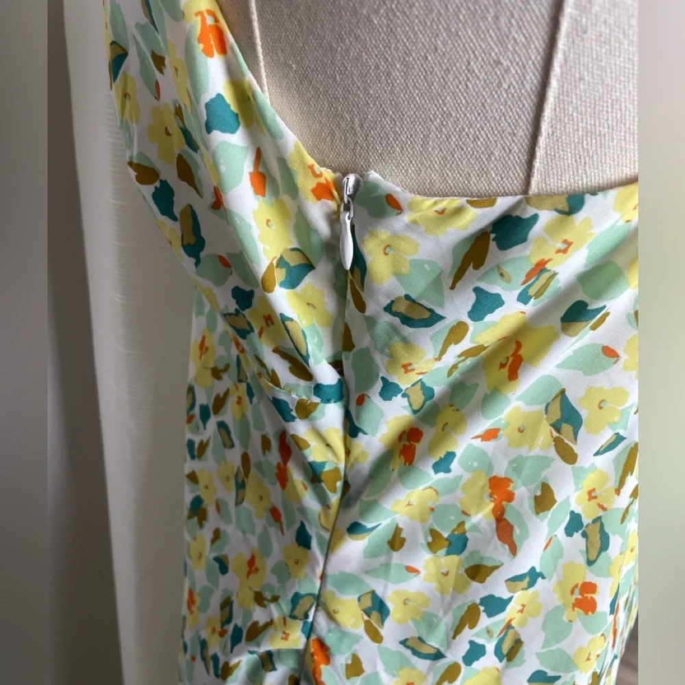 Hello Molly Smiley Moments Floral Maxi Dress Open Back Size 10